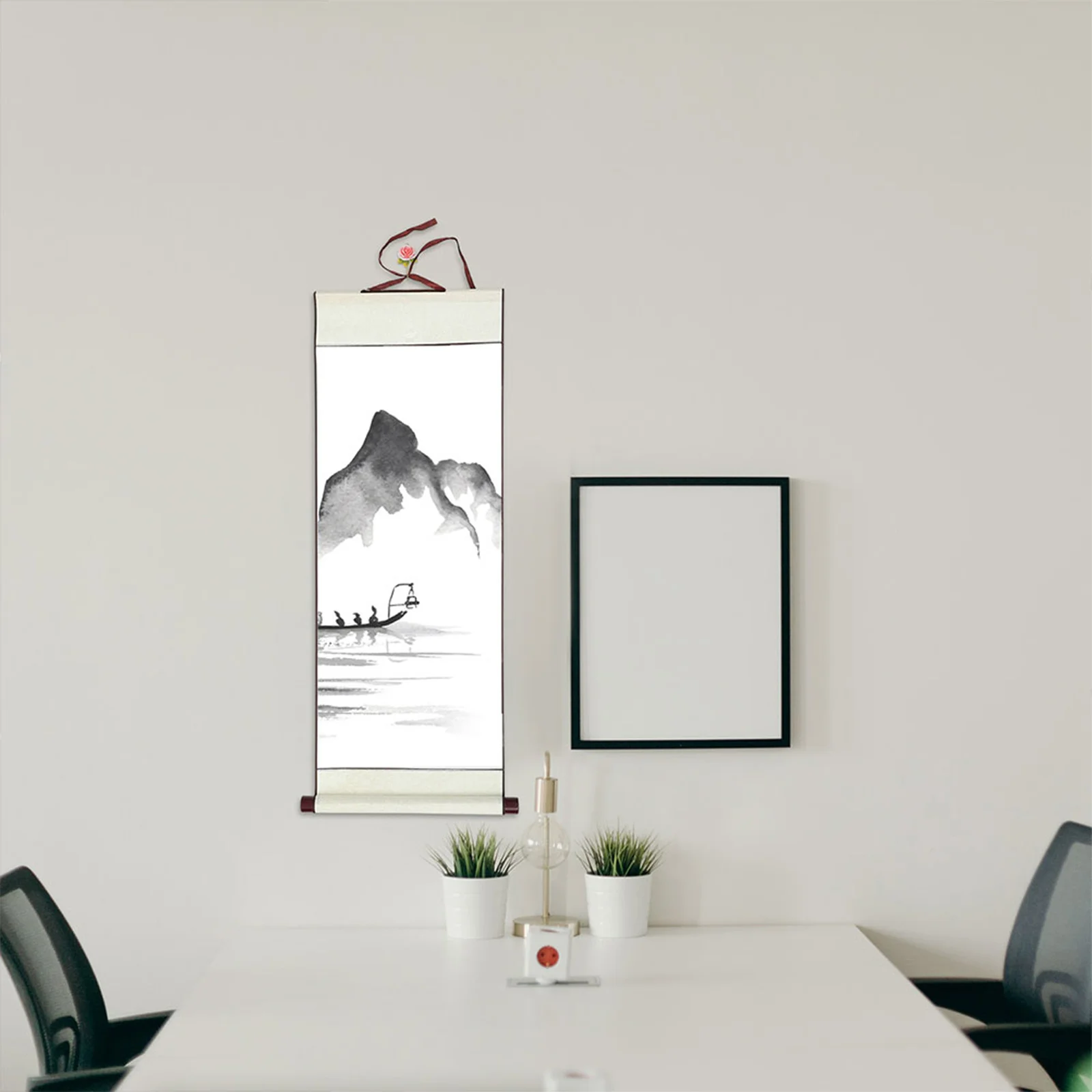 

2Pcs Art Painting Wall Scroll Chinese Calligraphy Practicing Paper for Brush Writing Drawing Calligraphy Painting Scroll