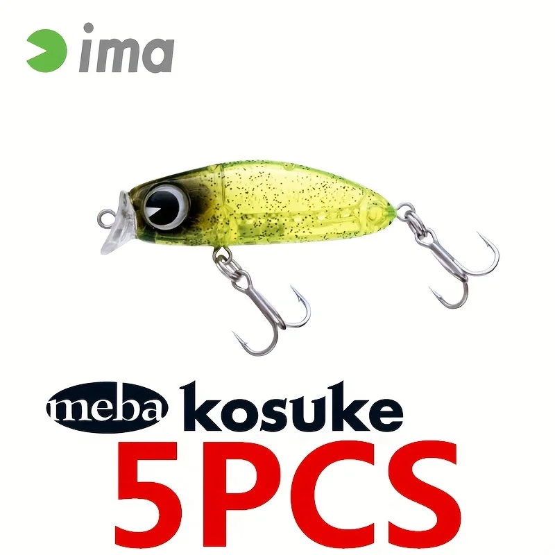 

LURETV Japan SMITH Smith SAME STYLE 55F 5PCS Big eyed Seabream Microparticle Minolua Abalone Bait Freshwater Stream Bent Mouth W