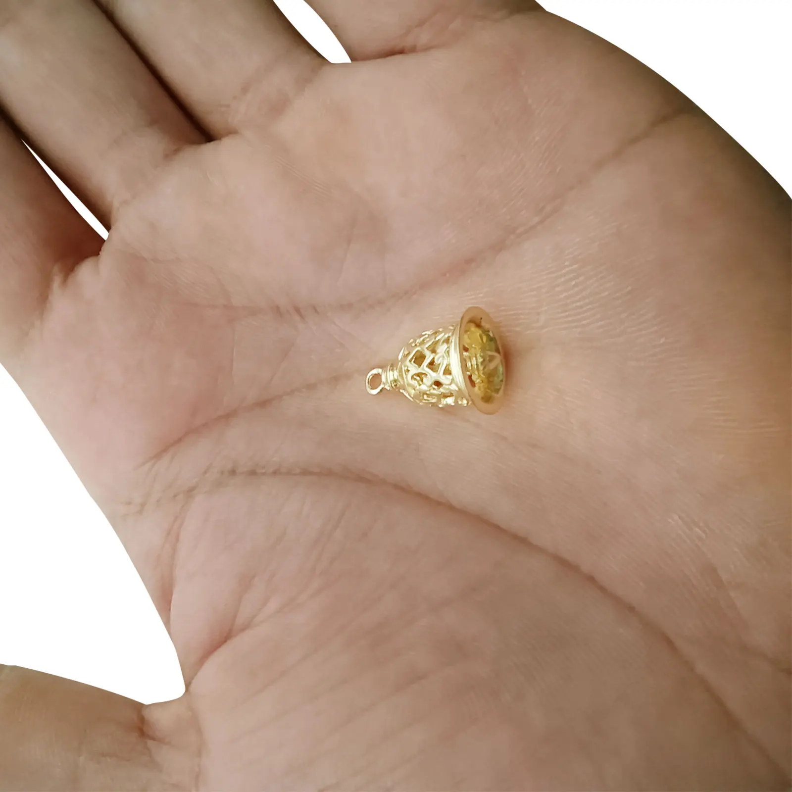 

10Pcs Decorative Brass Bells Golden Bell Pendant for DIY Clothing Bag Accessories Home Temple Shop Garden Restaurant Decor