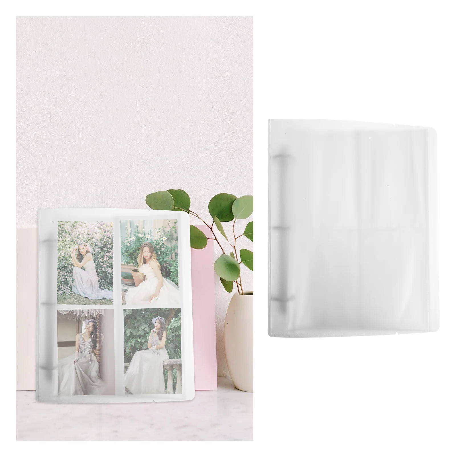 

Pockets Photo Album Smooth Removable Sheets For Cards Storage Book Picture Souvenir Album Holder Family Decoration