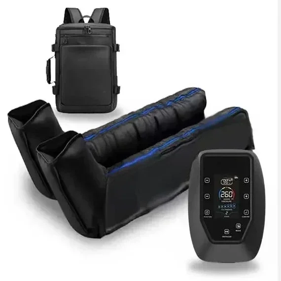Quick recovery boots for foot and calf relaxation, air-compressed leg massager for circulation, muscle soreness