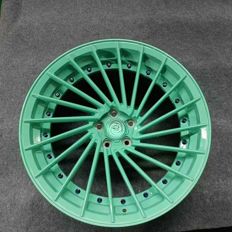 High Quality Multi Spoke Forged Aluminum Alloy Wheel Hub 16-24 Inch Two Three Pieces ET35 Auto Replacement Accessories