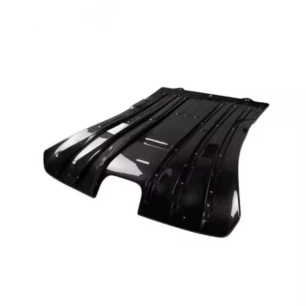 For Porsche 911 992 Body Parts Stylish New Dry Carbon Fiber Rear Bumper Lower Guard and Engine Splash Guard