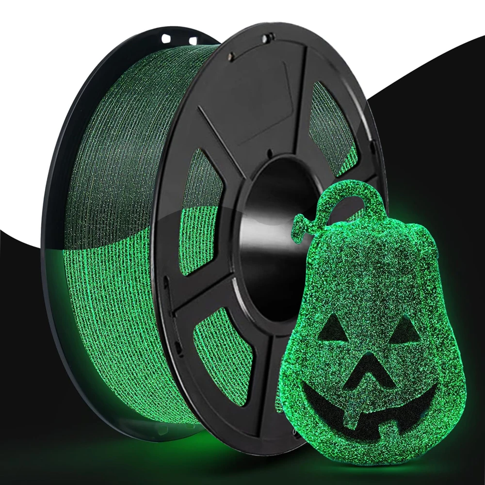 

Филамент для 3D-принтера PLA 1,75 мм, светящийся в темноте, цвет Звездное небо (зеленый), 250 г, 500 г, 1 кг, в индивидуальной вакуумной упаковке