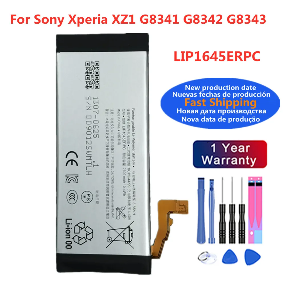 2700mAh Battery LIP1645ERPC For Sony Xperia XZ1, XZ1 TD-LTE, 701SO, G8341, G8342, G8343, PF31,SO-01K,SOV36,WiMAX 2+ Phone