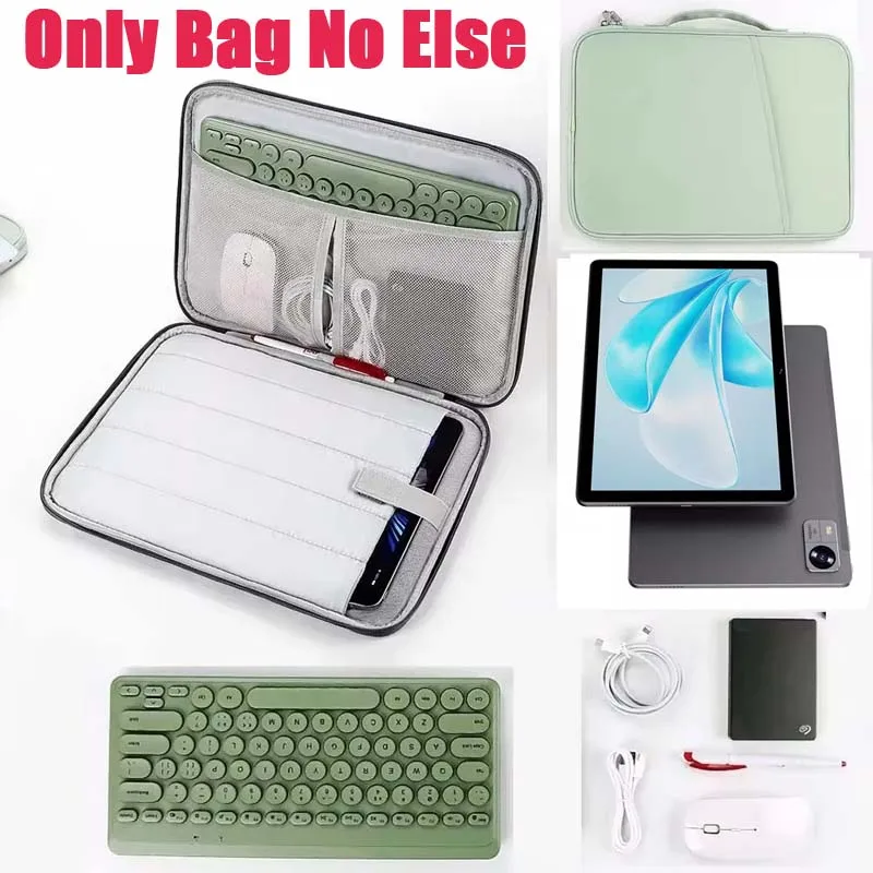 Storage Bag for CHUWI MiniBook X Tablet Latptop Carry Case Waterproof Sleeve Handle Zip Pouch for Cable Mouse Keyboard