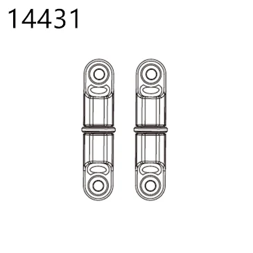 MJX Hyper Go 14209 14210 Modifiziertes Zubehör Differential Stoßdämpfer Reifen Stoßstange Getriebearm Shell 1/14 RC Auto Ersatzteile