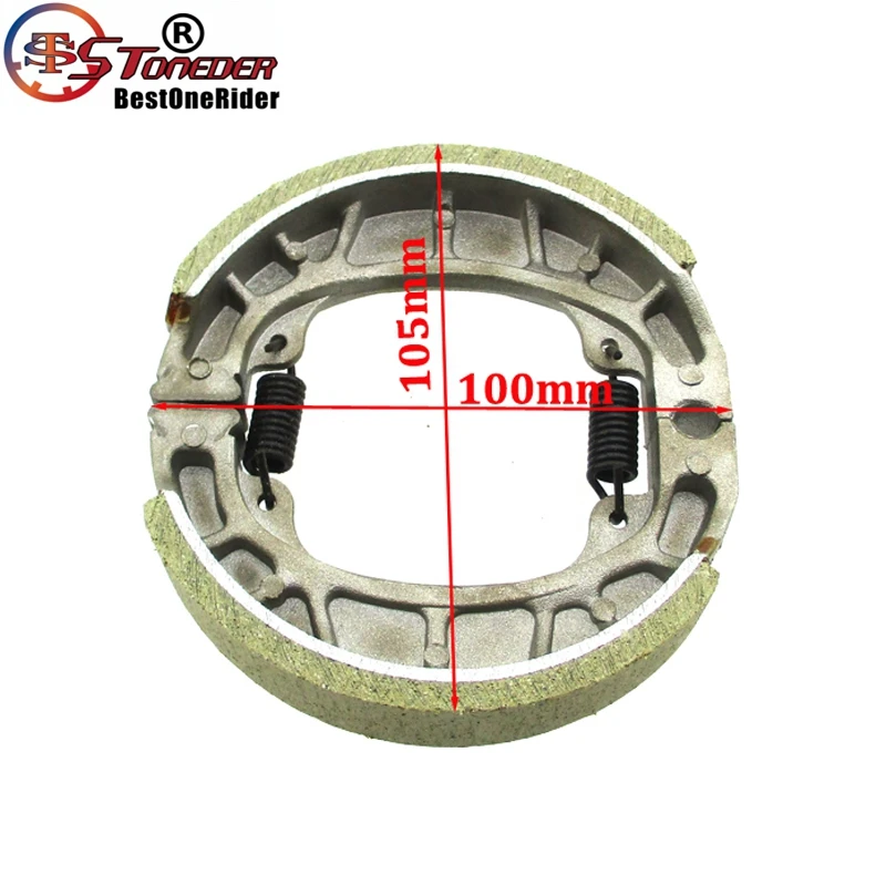 STONEDER 105mm CG125 Brake Drum Shoe For GY6 50cc 125cc 150cc Scooter Baja Motorsports Mini Bike MB165 MB200