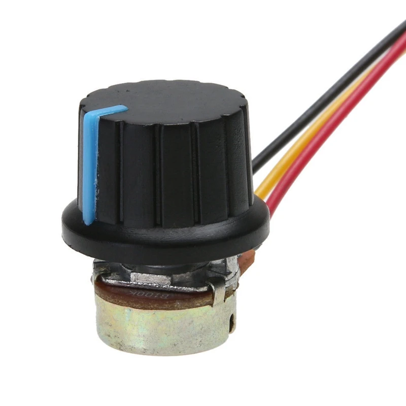 2X 20A PWM regulator obrotów silnika DC 12V 24V 36V 48V z przełącznikiem pokrętło potencjometru