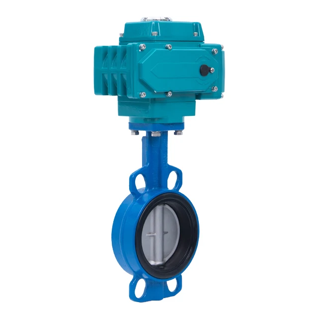 High Quality Competitive Price DN50-1200 PN10/16 Electrical Valve Actuator Operated Wafer Butterfly Valve Electric Valve
