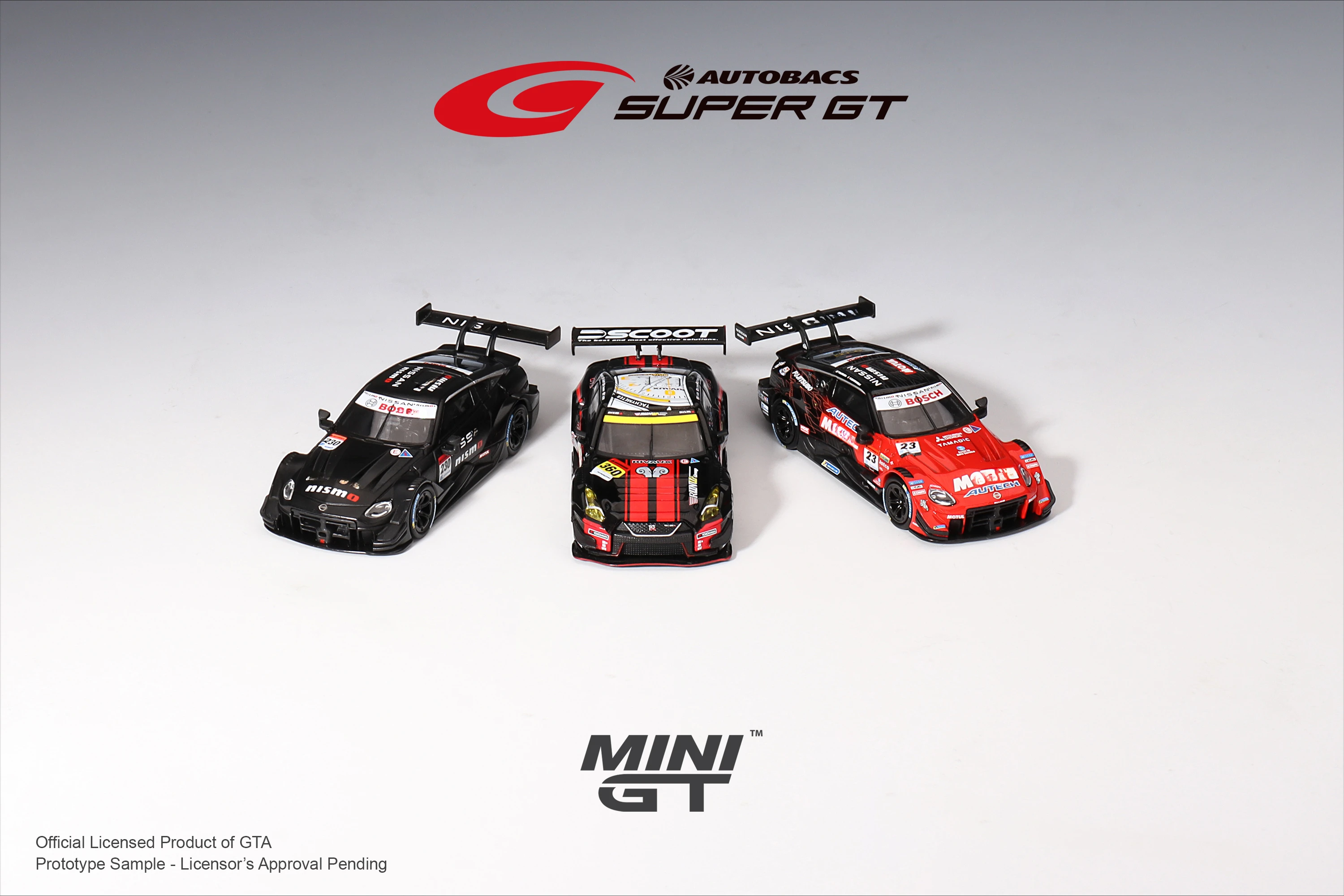 Modèle de voiture AUTECH Z NISMO 2023, MINIGT 1: 64Z GT500 #23