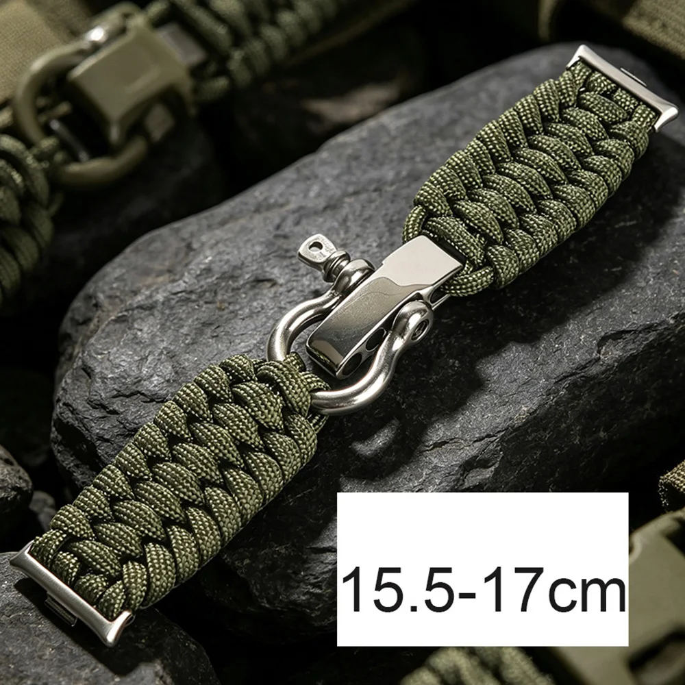 Umbrella Rope Climbing Buckle Strap for Xiaomi Mi Band 11 10 9 8 Pro Breathable Bracelet Pulseira Correas Redmi Watch Band 4/5/6 view 6