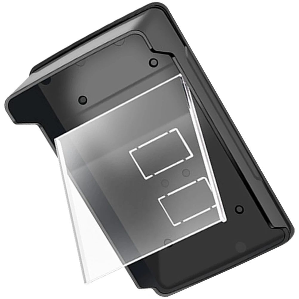 Waterproof Doorbell Cover Plastic Protective Rainproof Shield for Outdoor Door Attendance Machine Access Control
