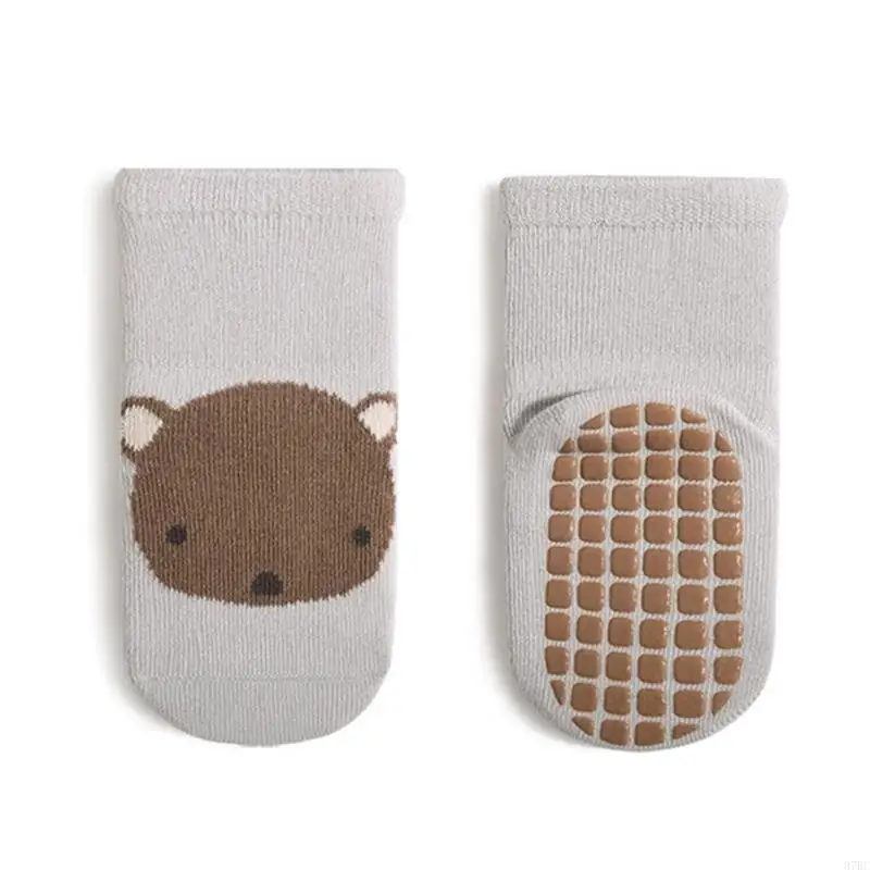 97BC 0-5T Baby Socks Boys Girls Warm Anti Slip Floor Socks Toddlers Walking Socks