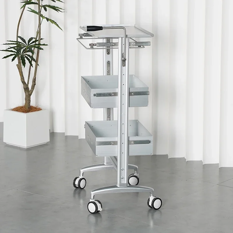 

Manicure Support Cart Beauty Salon Tray Cosmetic Helper Trolley Organizers Trolleys Professional Ergonomic Corrosion Resistant