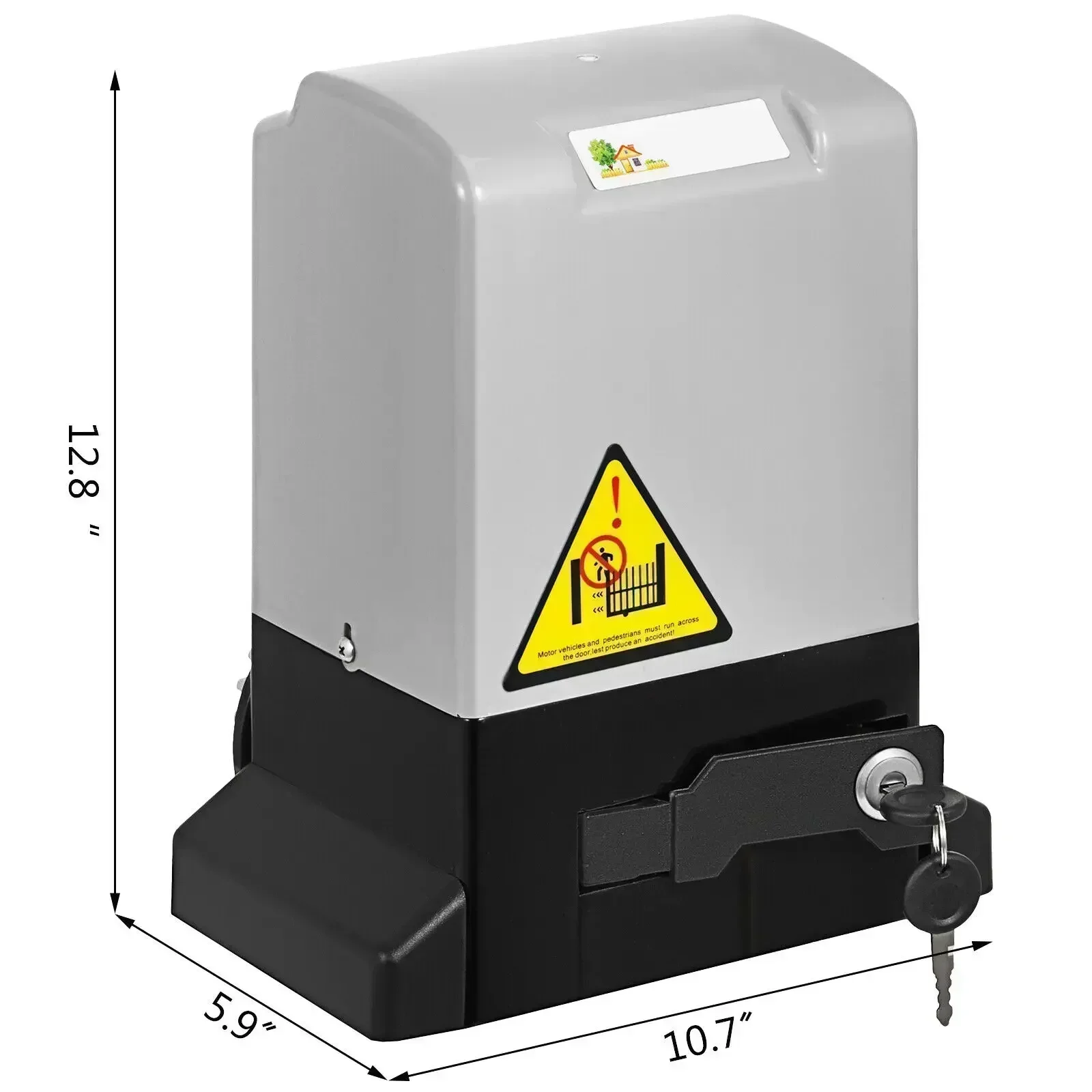 600KG automatyczna brama przesuwna zestaw otwieracza drzwi elektryczne 2 klucze z 4m stojakami 220V Operator przesuwna brama 280W elektryczna brama przesuwana