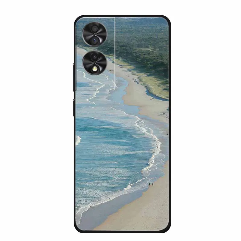 Painting Case For TCL 40 NxtPaper Luxury Soft Silicone Protective Phone Cover for TCL 50 SE Case TPU Funda Cartoon Floral Capa