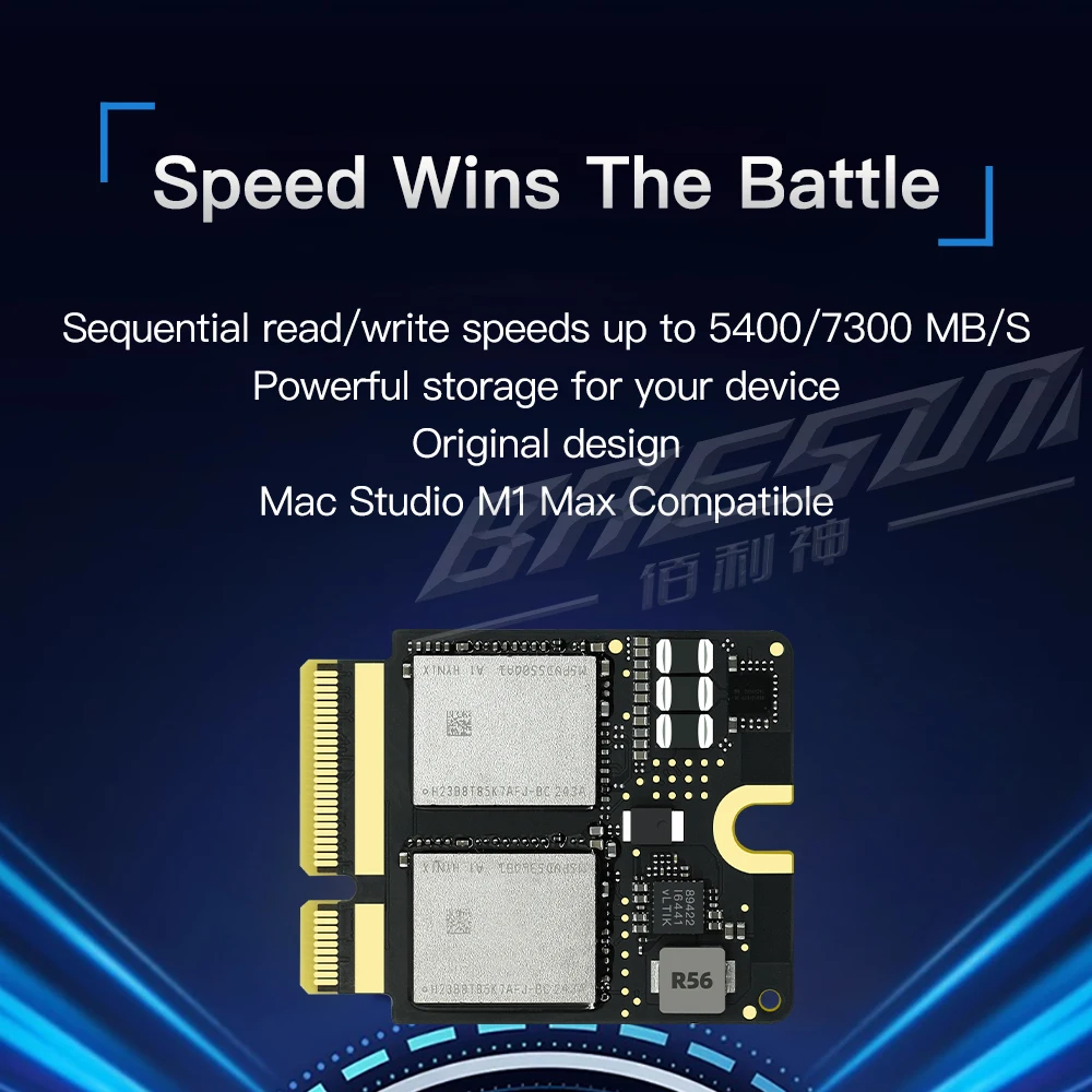 Mac Studio M1/M2/M3/M4 SSD拡張用 2TB/4TB/8TB 純正PCB回路基板 容量
