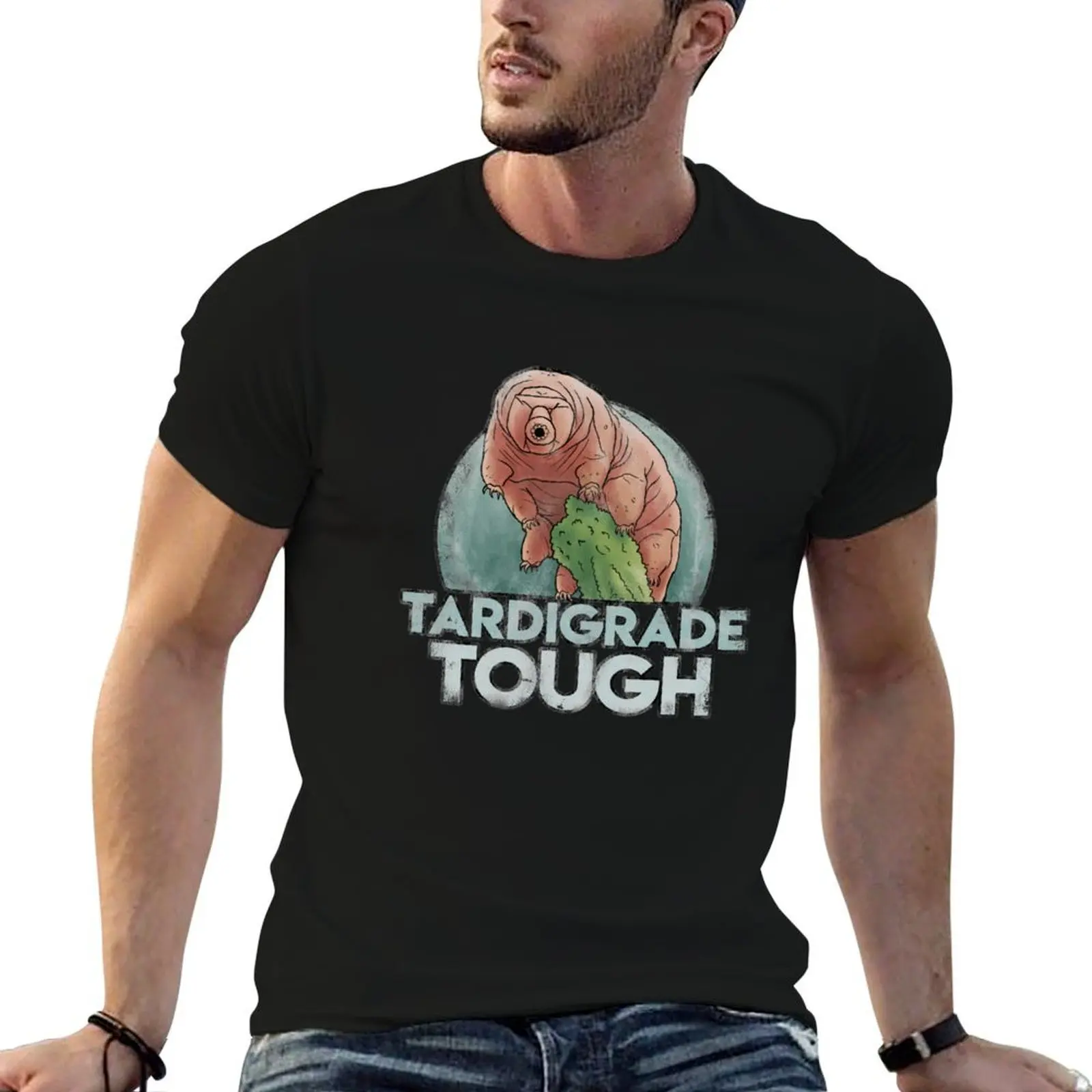 

Tardigrade Water bear Science T shirt Graphic Plush Design T-Shirt men t shirt cotton 100% man graphic t shirt T-Shirt