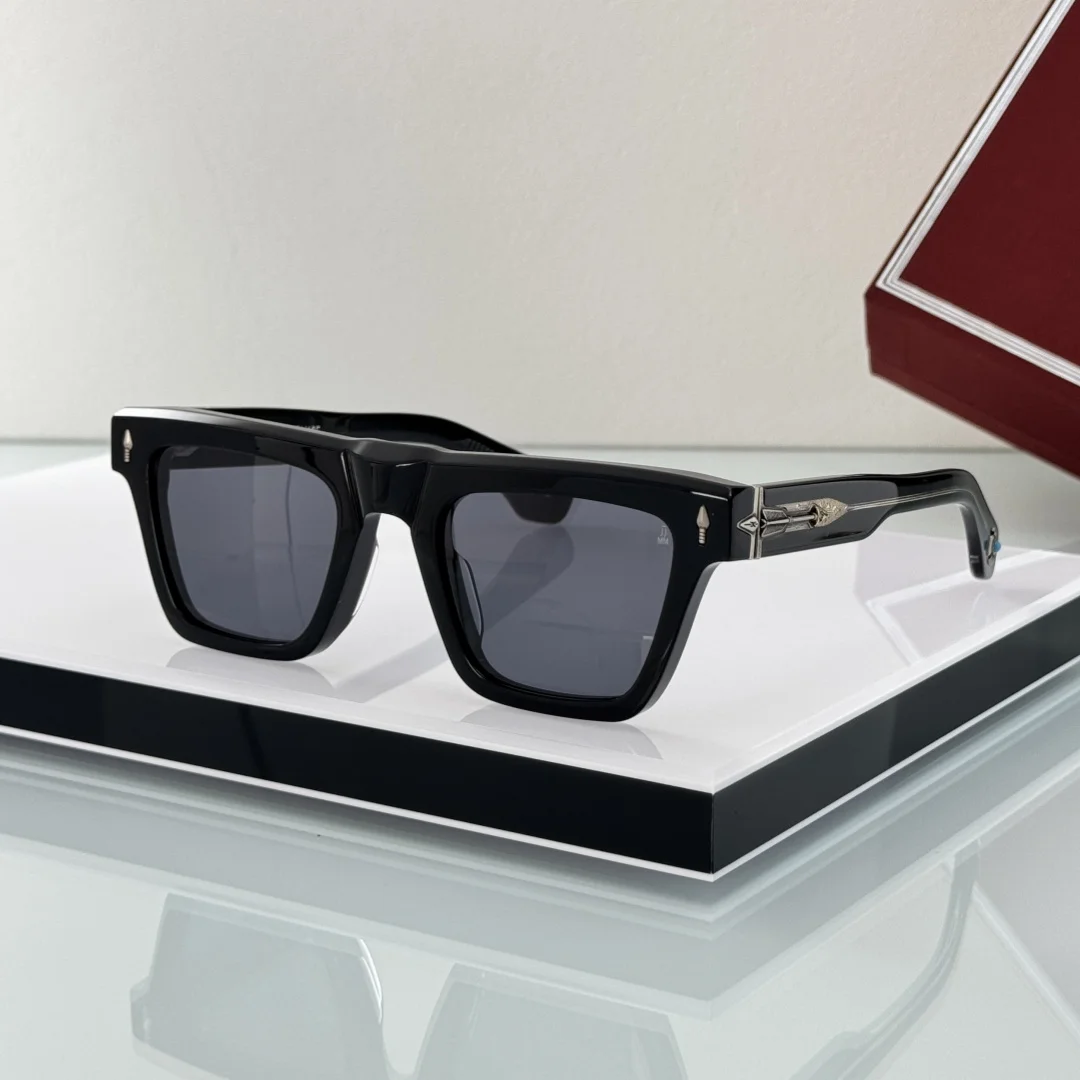 

JMM LARAMIE Large Square Sunglasses Handmade Thick Acetate UV400 Retro Designer Luxury Unisex Fashion Eyewear