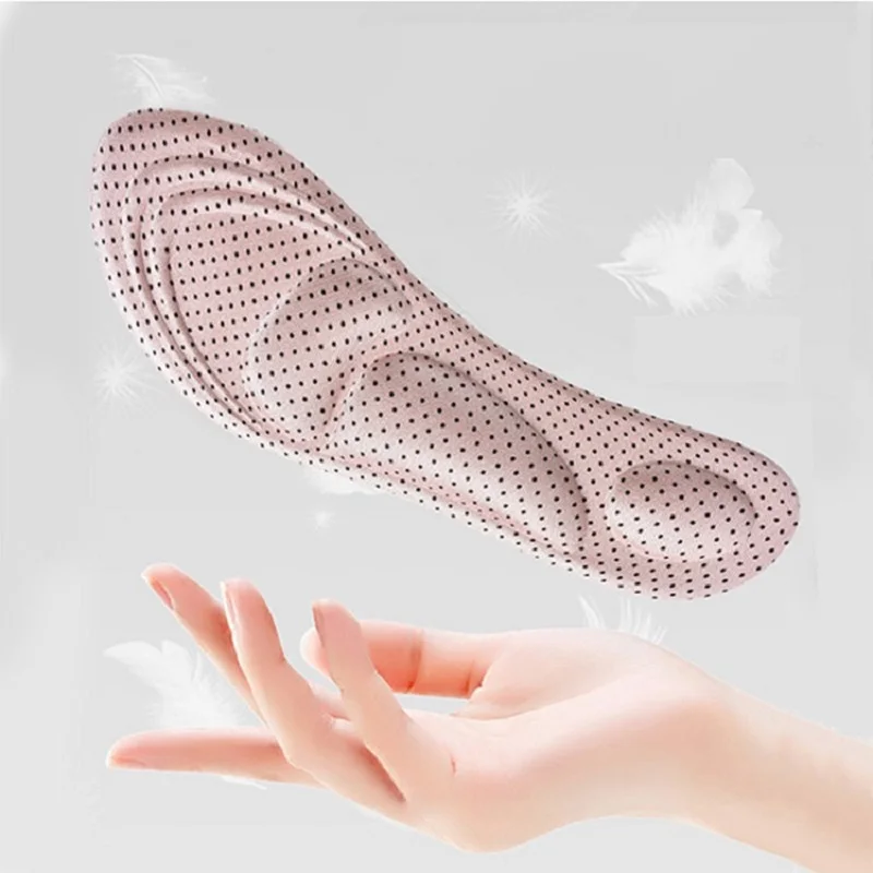 4D หน่วยความจําโฟมตัดเบาะ Orthopedic Insoles สําหรับรองเท้าบรรเทาอาการปวดนุ่มแบนฟุต Arch สนับสนุนนวด Insoles ผู้ชายผู้หญิง