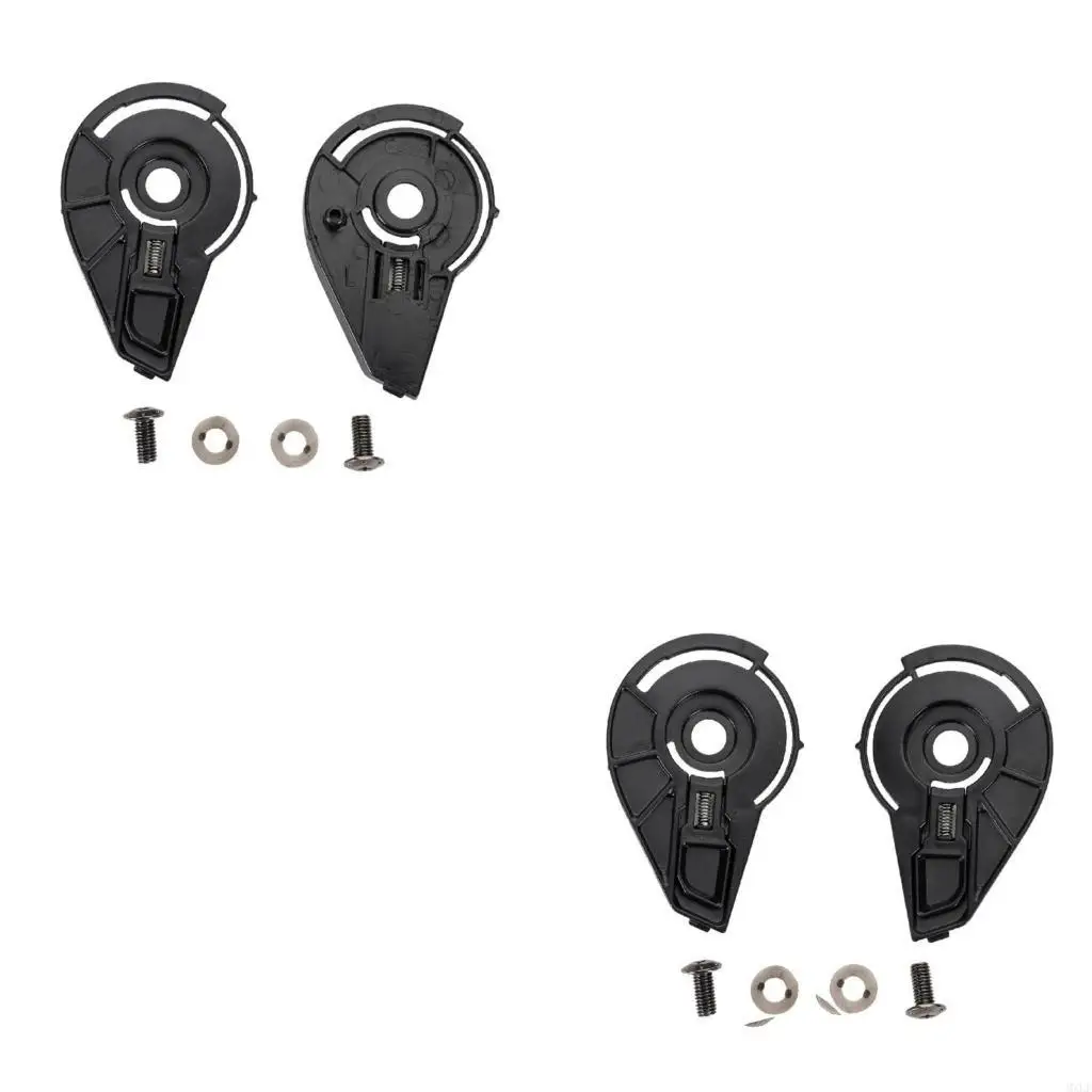 

1 Pair Face Shield Visors Base with Screw Motorcycle Helmets Visors Base Plate for SOMAN 965 PA901 Replacement Accessory