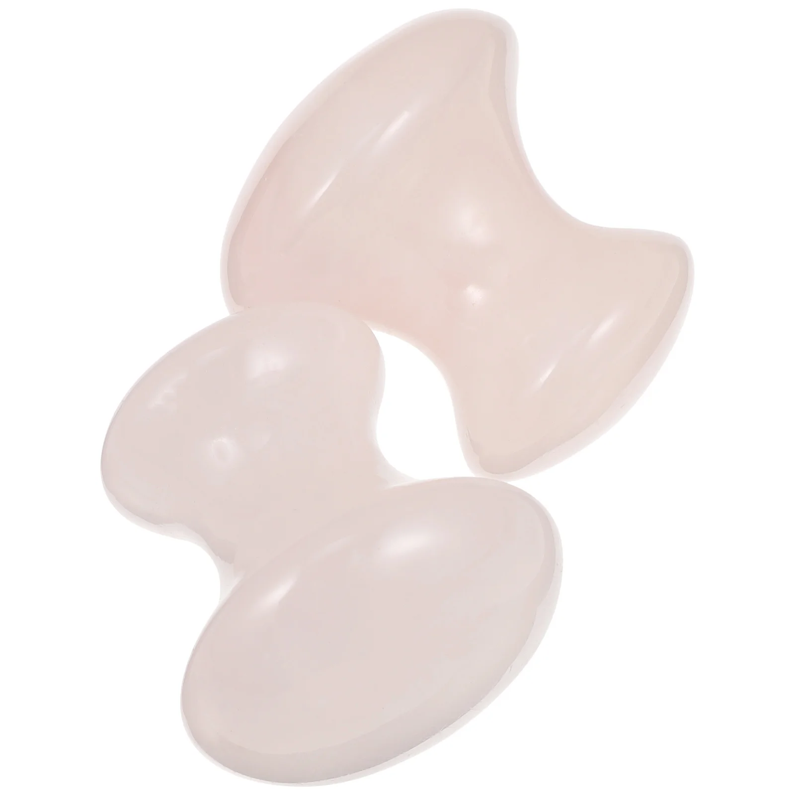 

2Pcs Natural Powder Crystal Scraping Board Face Massaging Rods Pain Relief Scraping Plate Spa Tool Relax Joints Back