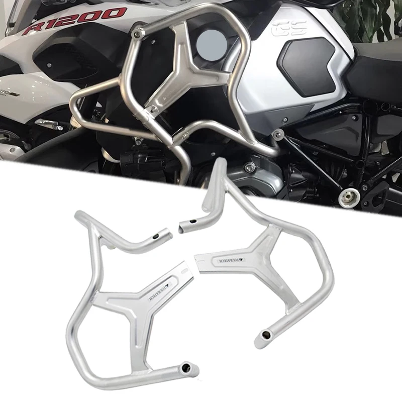 Fit For BMW R1200GS ADV 2013-2019 Motorcycle Upper Bumper Extension R 1250 GS Bumper Stainless Steel Fuel Tank Protection Bar