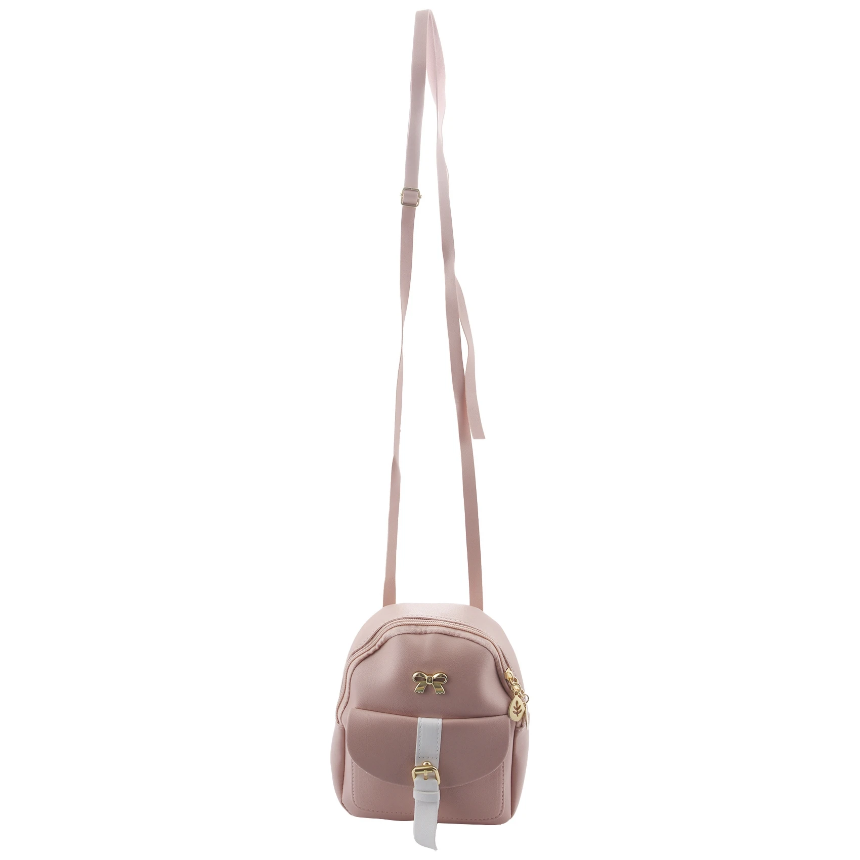 

TEXU 3X Mini Backpack Small Diagonal Bag Leather Backpack Cute Bow Backpack Ladies Wallet