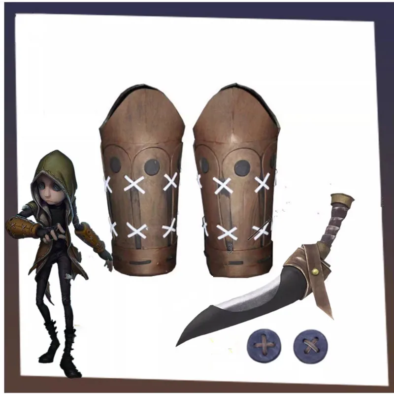 

Game Identity V Cosplay Elbow Guard Mercenary Naib Subedar Cos Anime Christmas Gifts One Pair Role Props Oversleeve