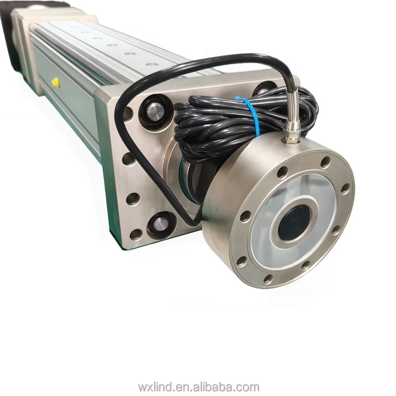 LIND LDE125 600mm Stroke  Core Anti-rotation Rod Long Life Quick Response Precise Positioning Bearing Servo Electric Cylinder