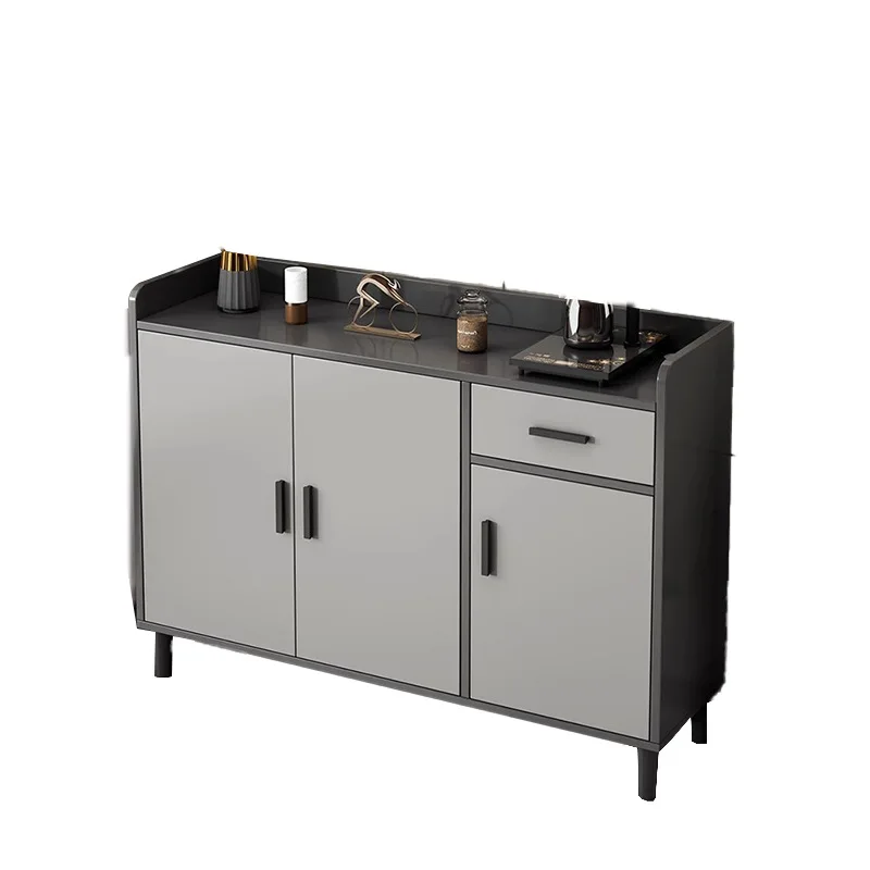 

Dining side cabinet light luxury simple locker large capacity modern living room wall side locker tea cabinet household