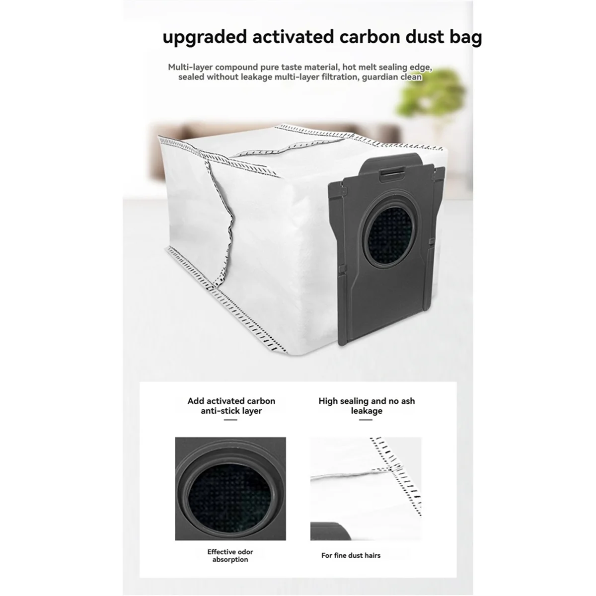 

Replacement Parts for S50 Pro/S50 Ultra / P60 Vacuum Cleaner Parts Main Side Brush Filters Dust Bags Mop Pads