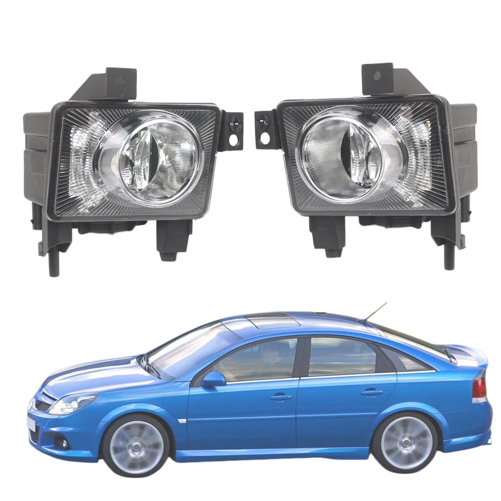 For Opel Vectra C Models (05-08) Front Bumper Anti Fog Light No Bulb Rust Proof Fog Lights Signal Lamp Assembly Car Accessories