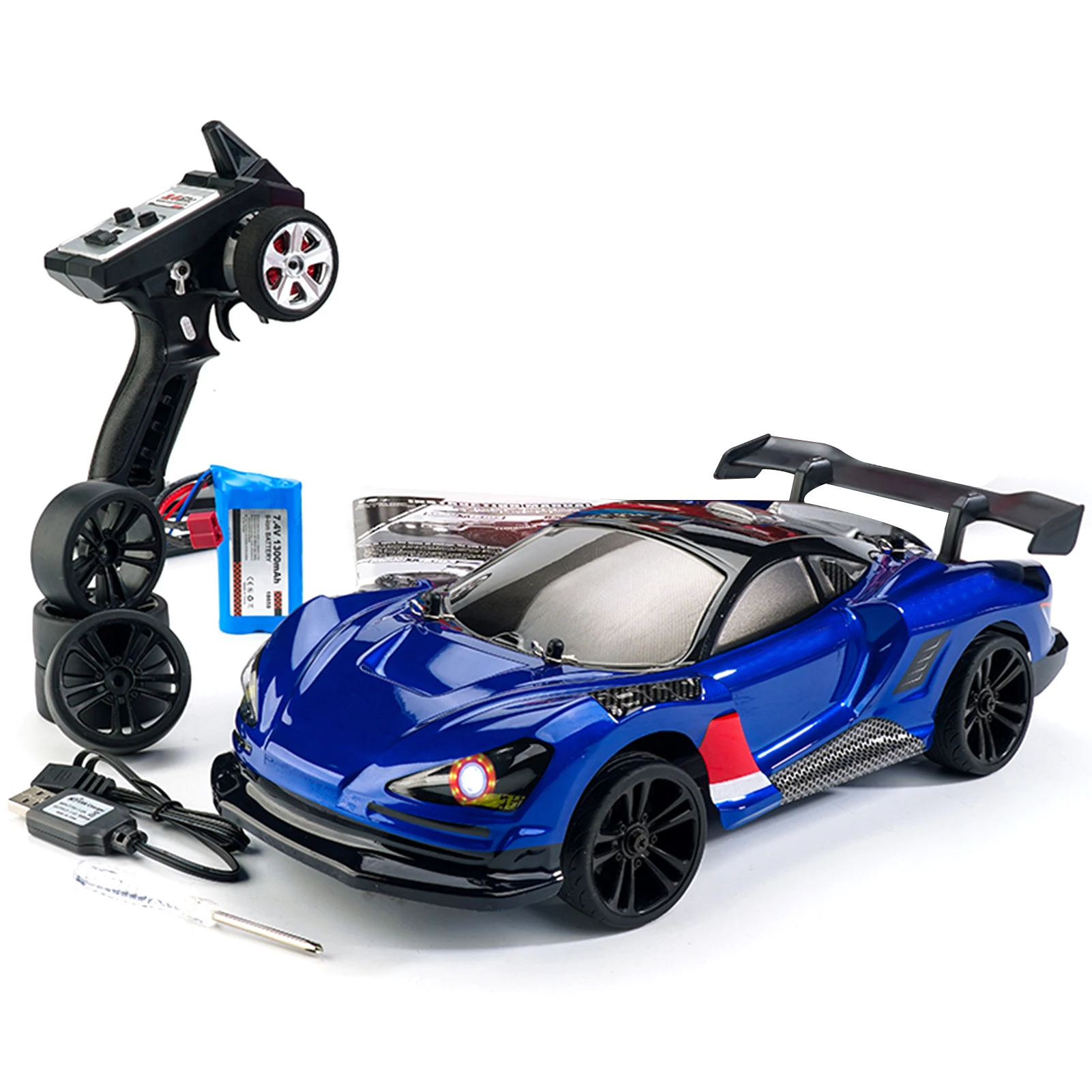 

RC Drift Car 1/16 RC Car 2.4GHz 4WD 35km/h RC Race Car High Speed Kids Gift RTR for Kids Boys Girls High Speed RC Car