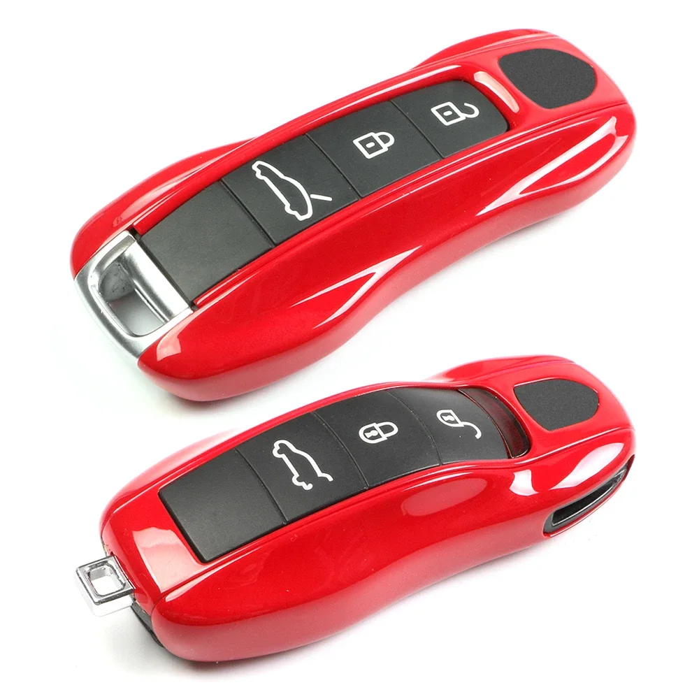 Car Key Case For Panamera For Cayenne Porsche Macan Cayman Boxster 911 9ya 971 Smart Protection Shell Remote Key Cover accessory