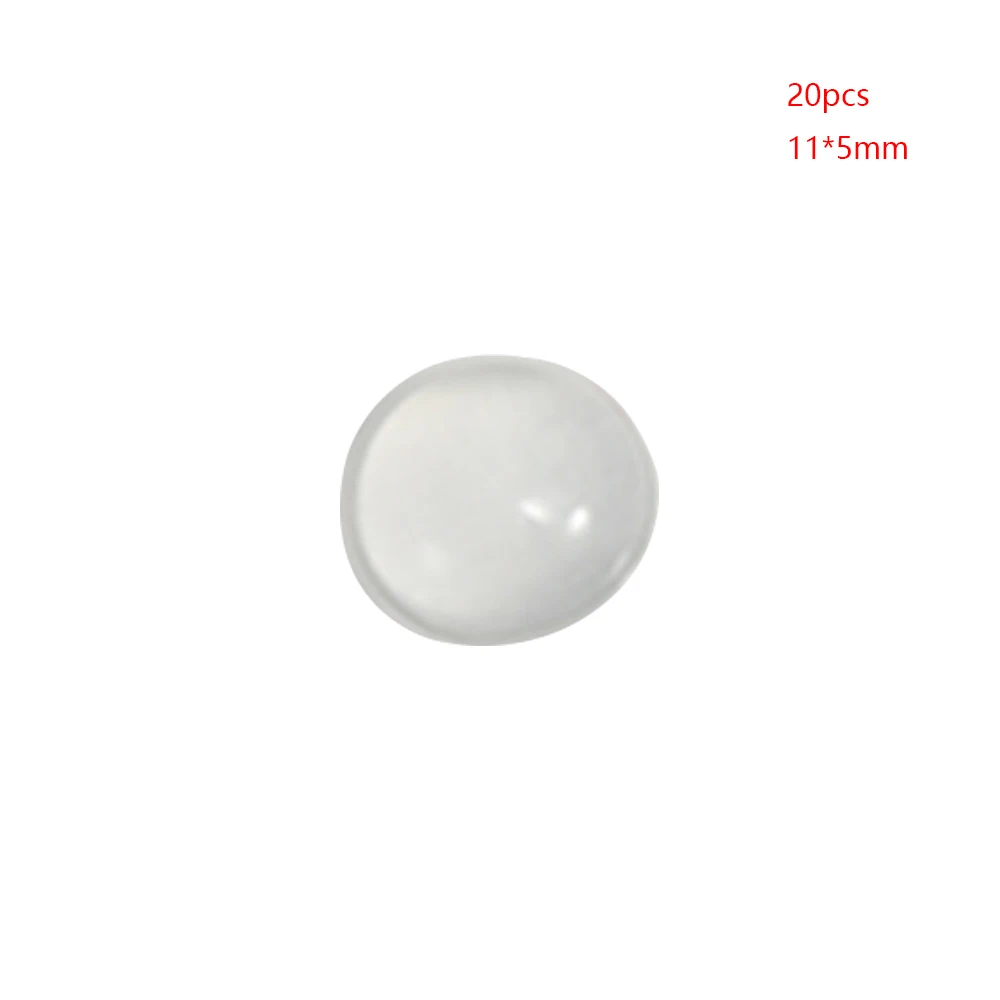 20PCS Self Adhesive Silicone Rubber Damper Buffer Cabinet Bumpers  Self-adhesive Table and Chair Anti-collision Particles