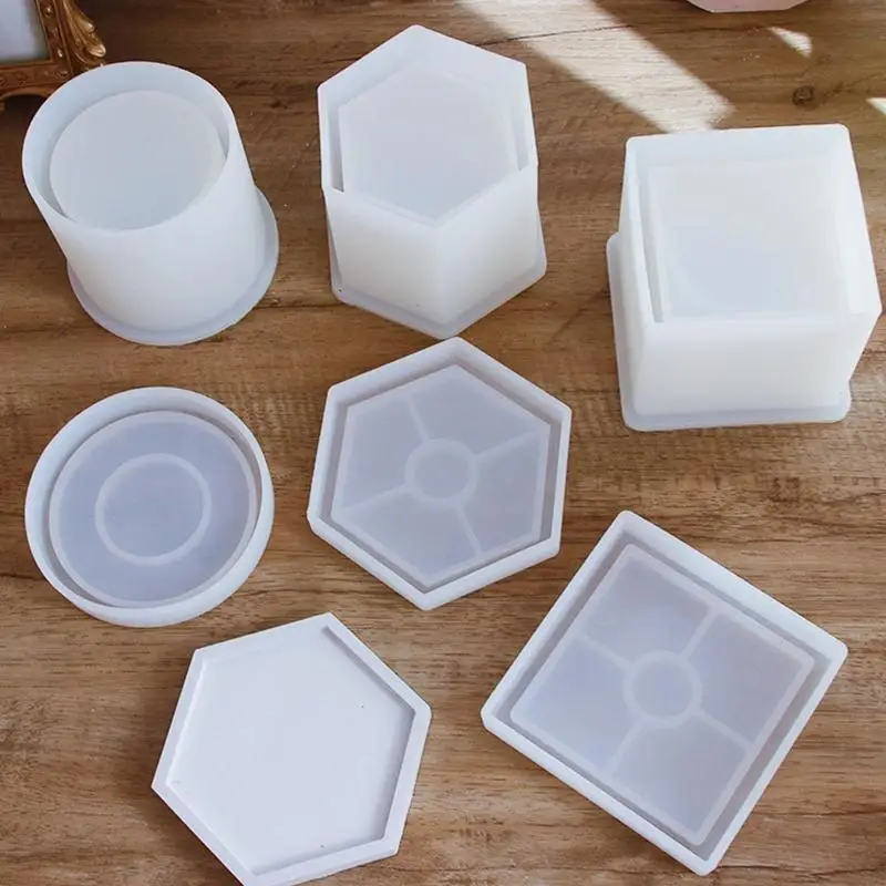 

Planter Vase Flowerpot Silicone Mould Handcraft Soap Plate Resin Mold