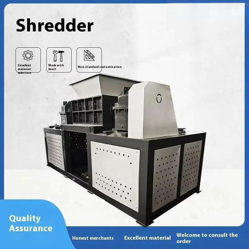 1500 Type Furniture Industry Solid Waste Metal Waste Industrial Crusher Multi Functional Shredder Plastic Waste Paper Shell