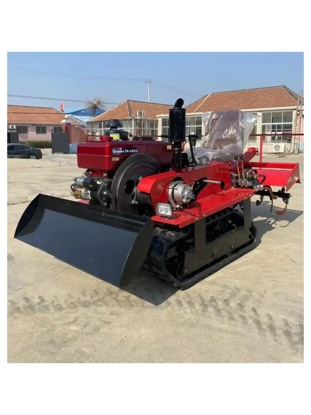 ขายร้อนขนาดเล็ก 25HP 35HP สวนการเกษตร Crawler รถแทรกเตอร์ MINI เครื่องจักรการเกษตร Multifunctional Crawler Cultivator