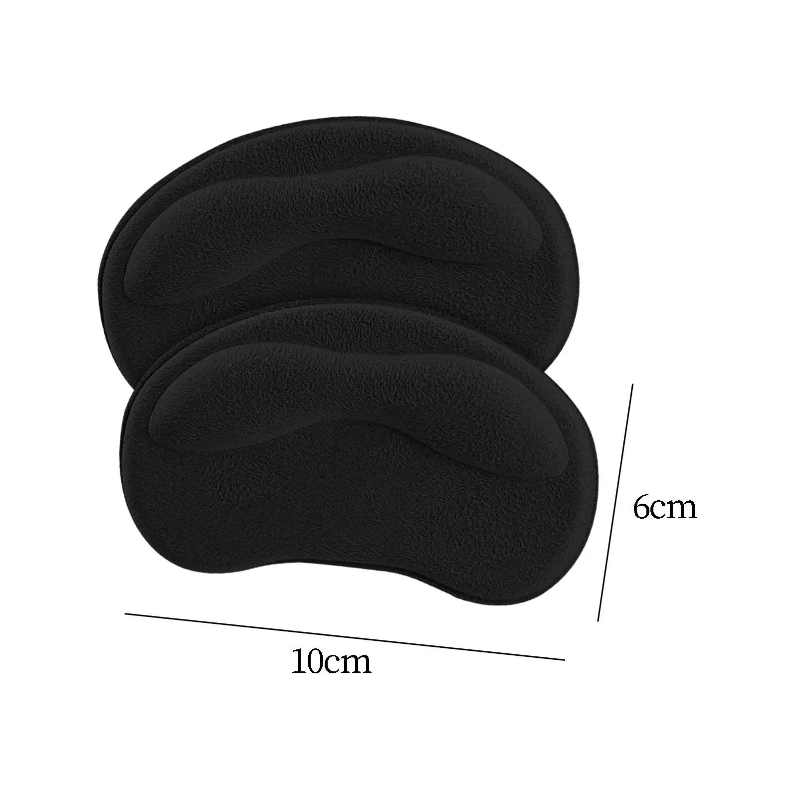 Soft High Elastic Sponge Heel Cushion Pads Inserts for Shoes Anti Slip Liner Guards with Adhesive for Heel Slipping Protection