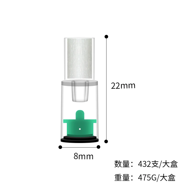 Sanda SD-27 432 Filters Cigarette Mouthpiece for Efficient Harmful Substance Filtration