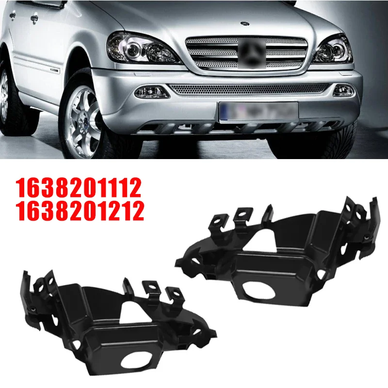 

1638201112 1638201212 Front Fog Light Trim Bracket For Mercedes Benz W163 ML320 ML500 ML350 2002 2003 2004 2005 Fog lamp Cover