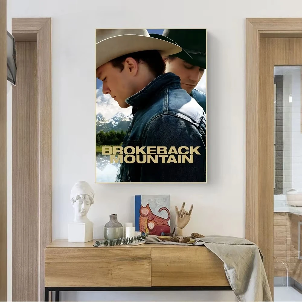 Brokeback Mountain Poster No Framed Poster Kraft Club Bar Paper Vintage Poster Wall Art Painting Bedroom Study Stickers