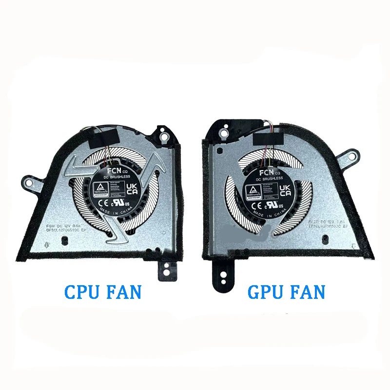 New Original Laptop CPU GPU Cooling Fan For ASUS ROG 16 2023 GU604VI