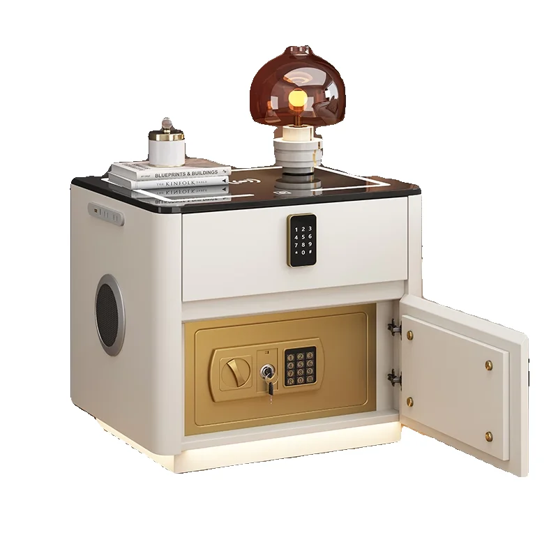 

Современная простая мебель из цельного дерева, умная прикроватная тумбочка, оптовая продажа, дешевая мебель для спальни, ящик для хранения, умная тумбочка