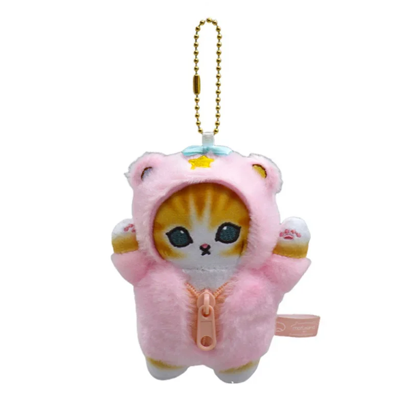 New Sanrios Plush Keychain Pendant Comic Mofusand Shark Cat Cross-Dressing Hello Kittys Kuromi Doll Stuff Backpack Decor Toys