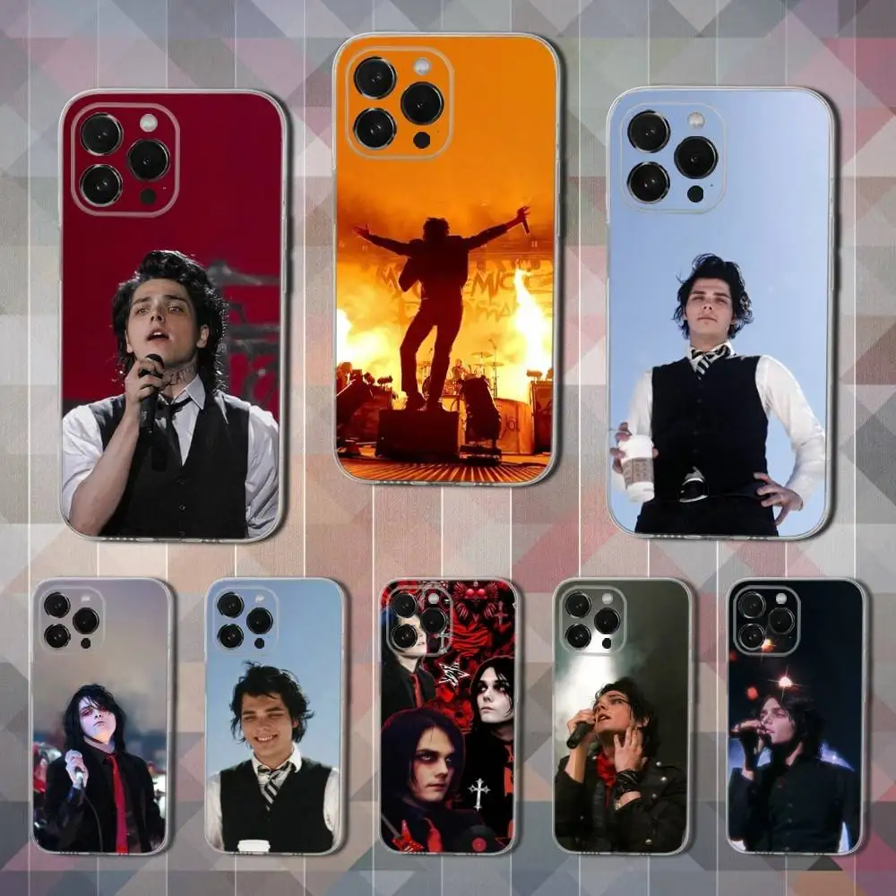 

Singer G-Gerard W-Way Phone Case For iPhone 16,15,14,13,12,11,17 Pro,Max,Plus,X,XS,XR,SE,Mini Transparent Soft Cover