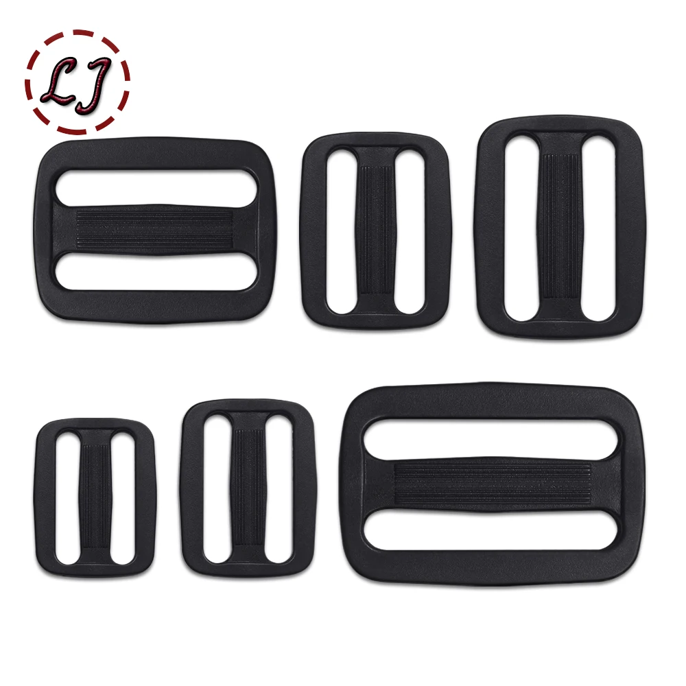 Plastic Black Buckle For bag Backpack Strap Luggage Adjustable Buckles Belt Suitcase Accessories Handmade DIY25/28/32/35/38/50mm