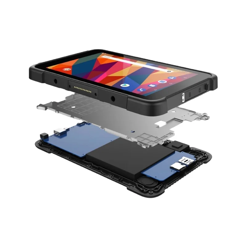 Industrial 8-Inch Hot Sale Rugged Android Tablet Ip67 Outdoor NFC,5G,GPS,vehicle Mount Tablet Can,2D Barcode